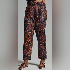Farm Rio Butterfly Sky Pull On Pants